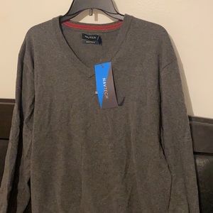 Nautica dark grey colour size XL men’s V neck vest